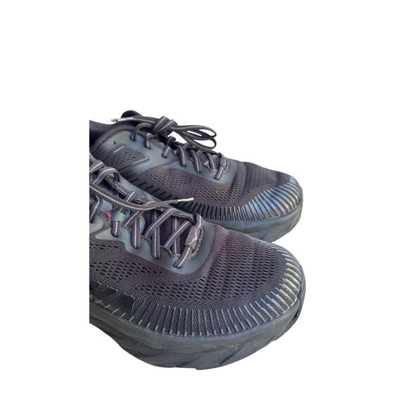 Hoka One One Bondi 7 Mens Running Shoes Size 10 Black Mesh Lightweight - Picture 5 of 12